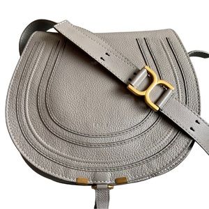 Chloé Marcie Medium Leather Crossbody Handbag